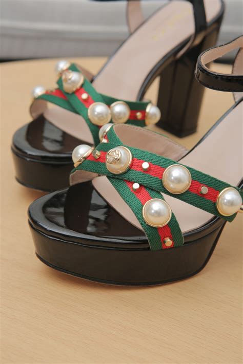 sandalias gucci fake|Gucci knock off heels.